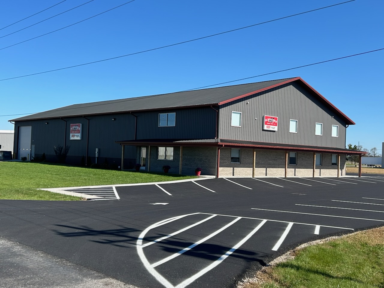 Plumbing and HVAC company in Seymour IN Schneider Plumbing and HVAC company building in Seymour Indiana